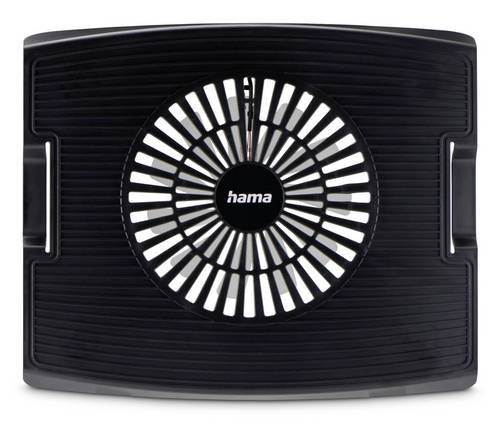 Hama 00126810 Laptop-Kühler "Wave", leise, bis 40cm (15,6"), Schwarz
