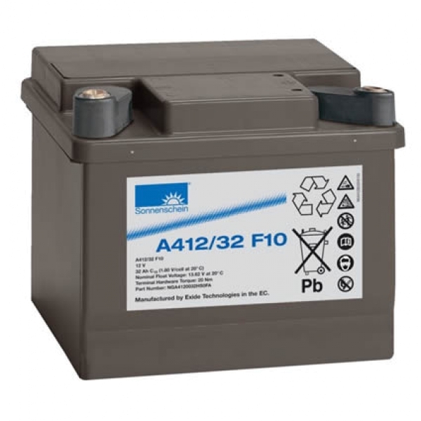 Exide Sonnenschein A412/32 F10 12V 32Ah dryfit Blei-Gel-Akku