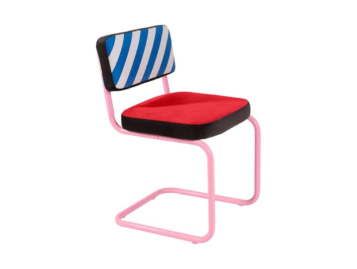 Design Freischwinger Stuhl „Superchair Hatch“ Multicolor Seletti