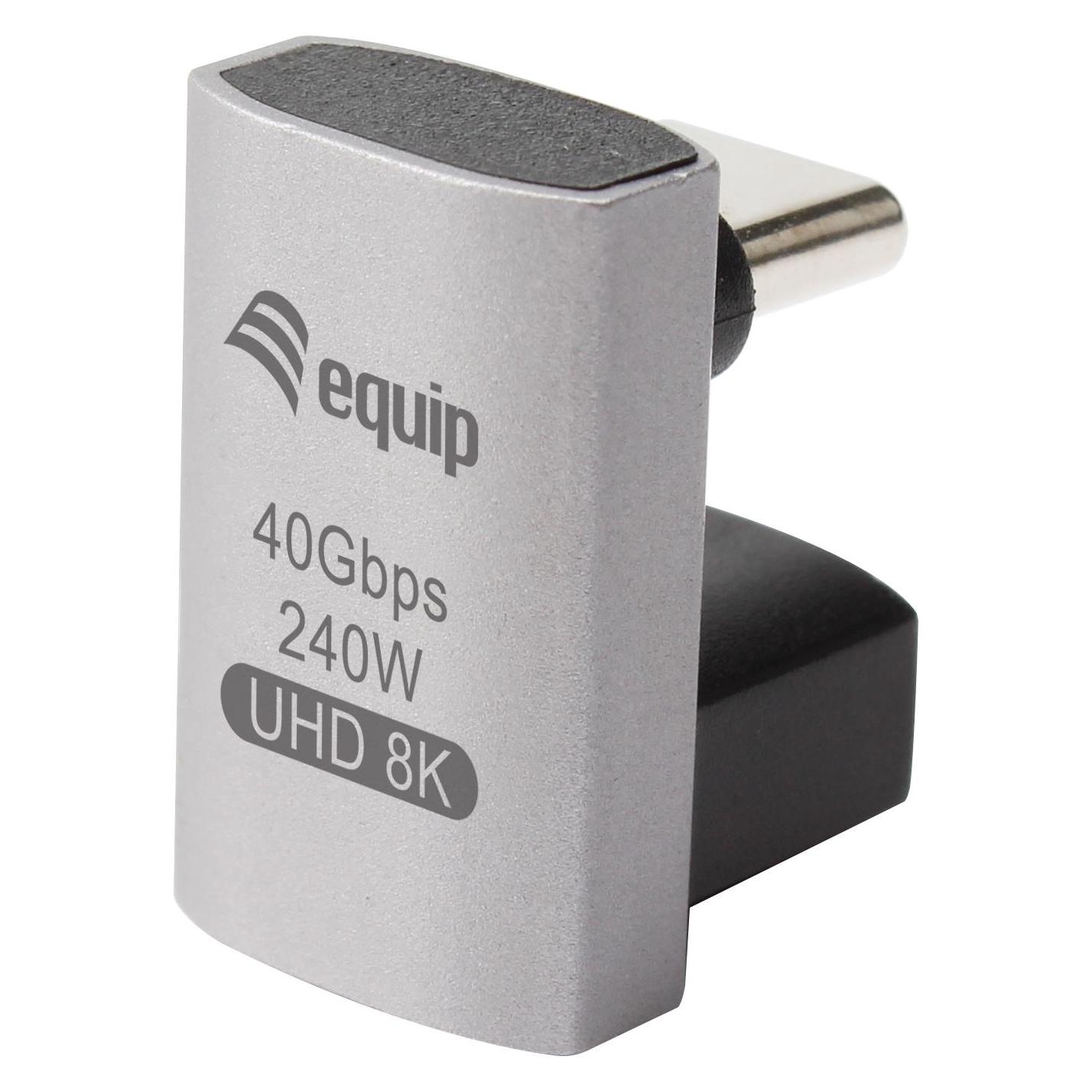 equip Adapter USB 4.0 -> USB-C 40Gbps, 240W PD, 3er-Pack gr (USB-C, USB-C) (133478)