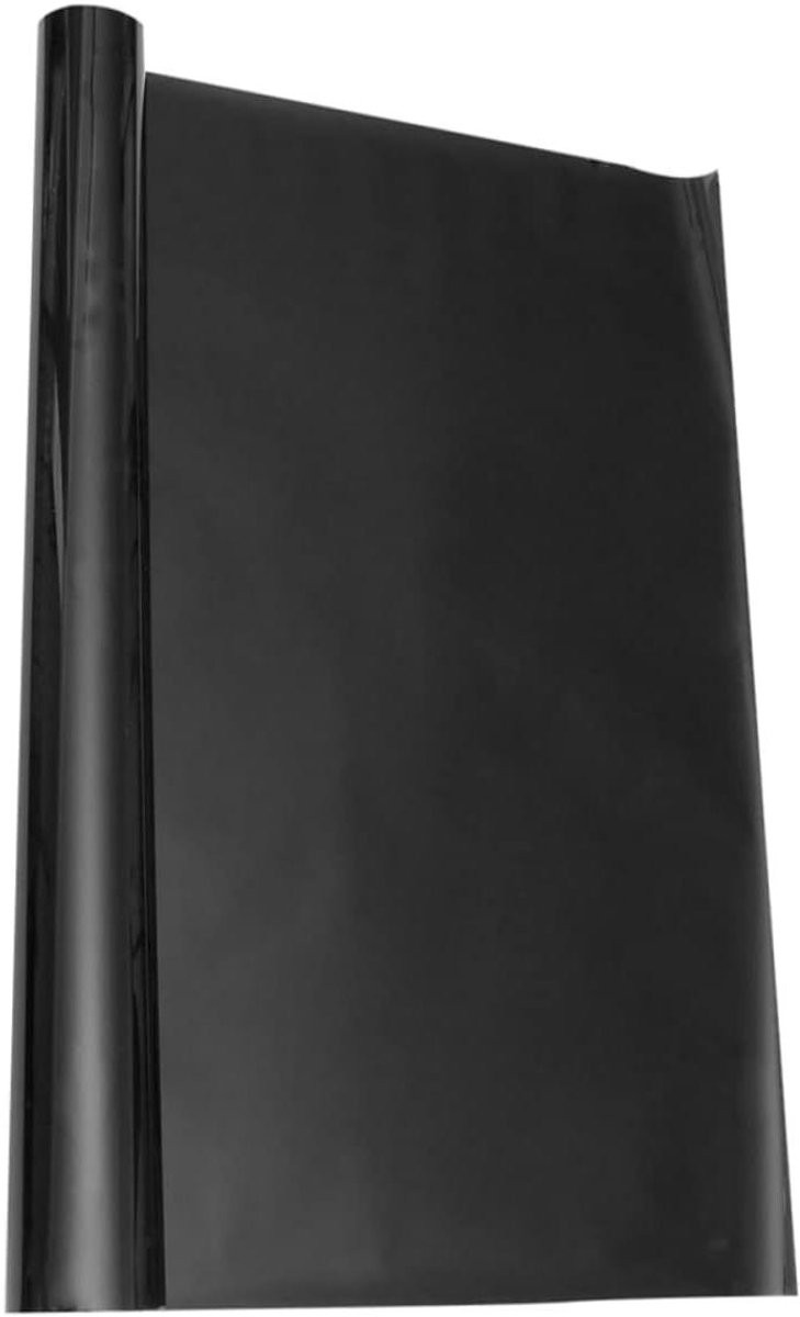 Zwarte Blackout Raamfolie voor Privacy en Isolatie - One Way Mirror Film