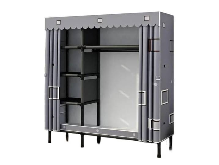 Einfach Zu Montierender, Zusammenklappbarer Kleiderschrank Aus Stoff Organizer for Schlafzimmermöbel(Color-02)