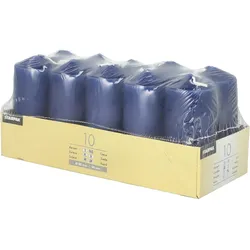PAPSTAR Stumpenkerzen 9 cm dunkelblau