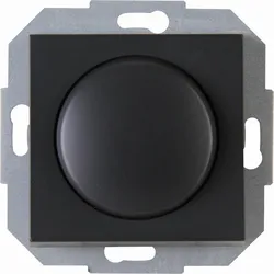 Kopp 842915089 ATHENIS - Kombigerät - Druck-Wechselschalter, Dimmer, für LED, Glühlampen, Halogenlampen, Farbe: anthrazit