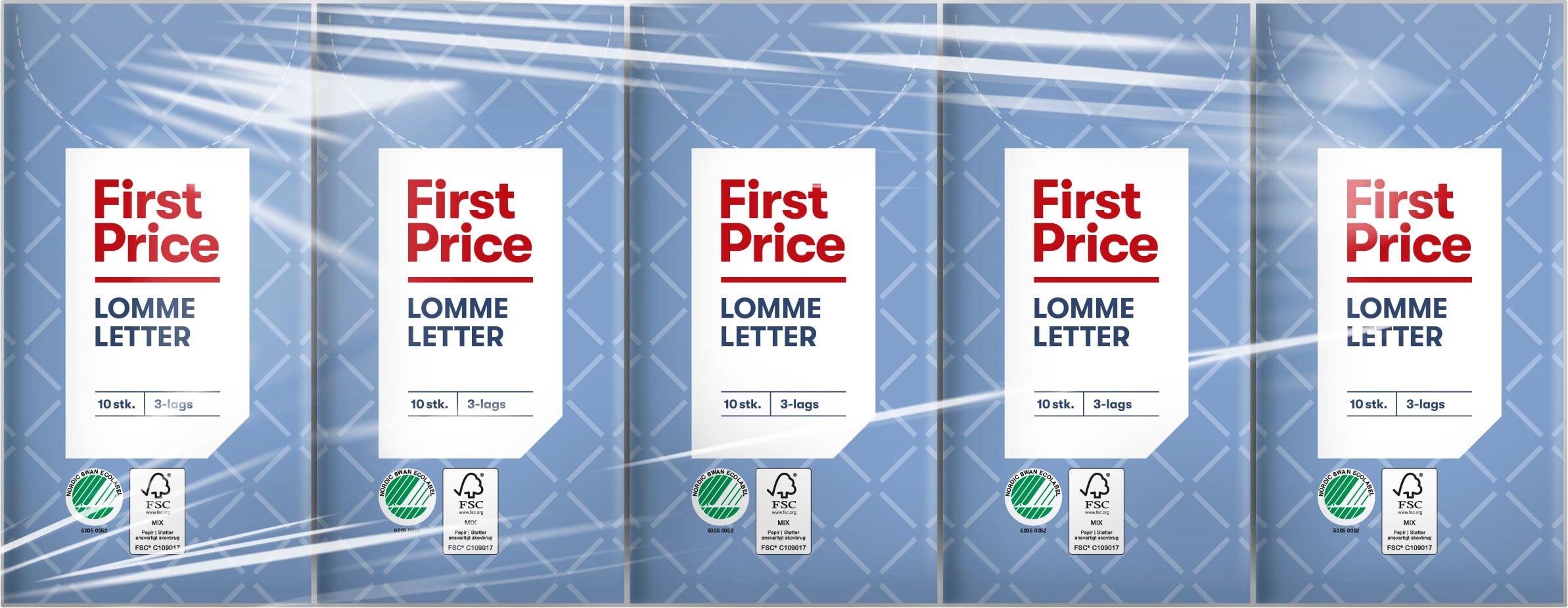 First Price Taschentücher 10x10 Stück - 10 x 10 Stück