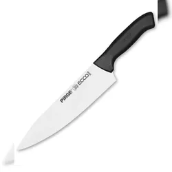 Pirge Ecco Kochmesser 21 cm Profi Chefmesser - 54 HRC Hochgekohlter Edelstahl für Gastro Profis und Hauskoch - Ergonomisches Kunststoff Griff