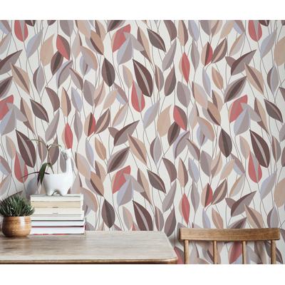 Vliestapete ERISMANN "Vliestapete FOLIAGE", braun, B:0,53m H:0,09m L:10,05m, Vlies, Tapeten, Phthalate frei