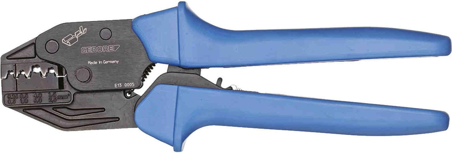 Gedore krimptang voor niet-geïsoleerde connectoren, model 8156