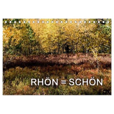 RHÖN = SCHÖN (Tischkalender 2026 DIN A5 quer), CALVENDO Monatskalender