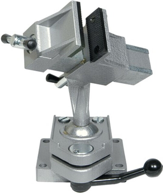 Feinmechanikerschraubstock Backen-B.80mm Spann-W.110mm Platte ; Industrial Quality Supplies (2A/KU)
