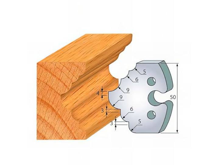 JEU DE 2 FERS PROFILES ACIER HT.50MM N°279