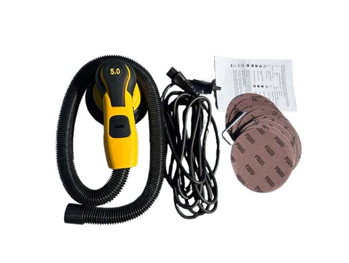 Mini ponceuse électrique, ponceuse orbitale aléatoire pour cloisons sèches, polisseuses à réglage de 6 vitesses pour brosse à bois automobile, livraison en polonais