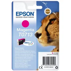 Epson Singlepack Magenta T0713 DURABrite Ultra Ink
