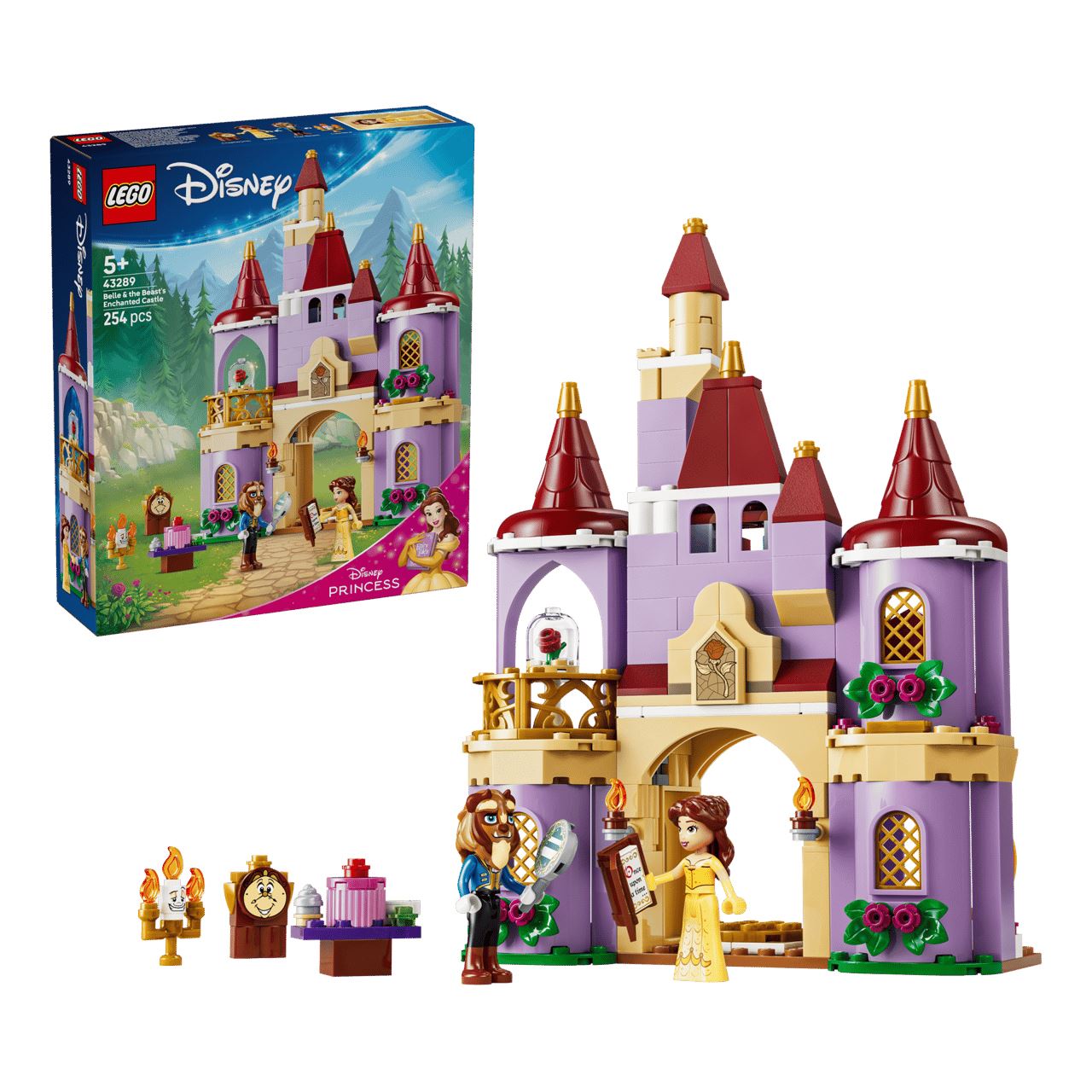 LEGO Disney 43289 Princess Das verzauberte Schloss von Belle und dem Biest