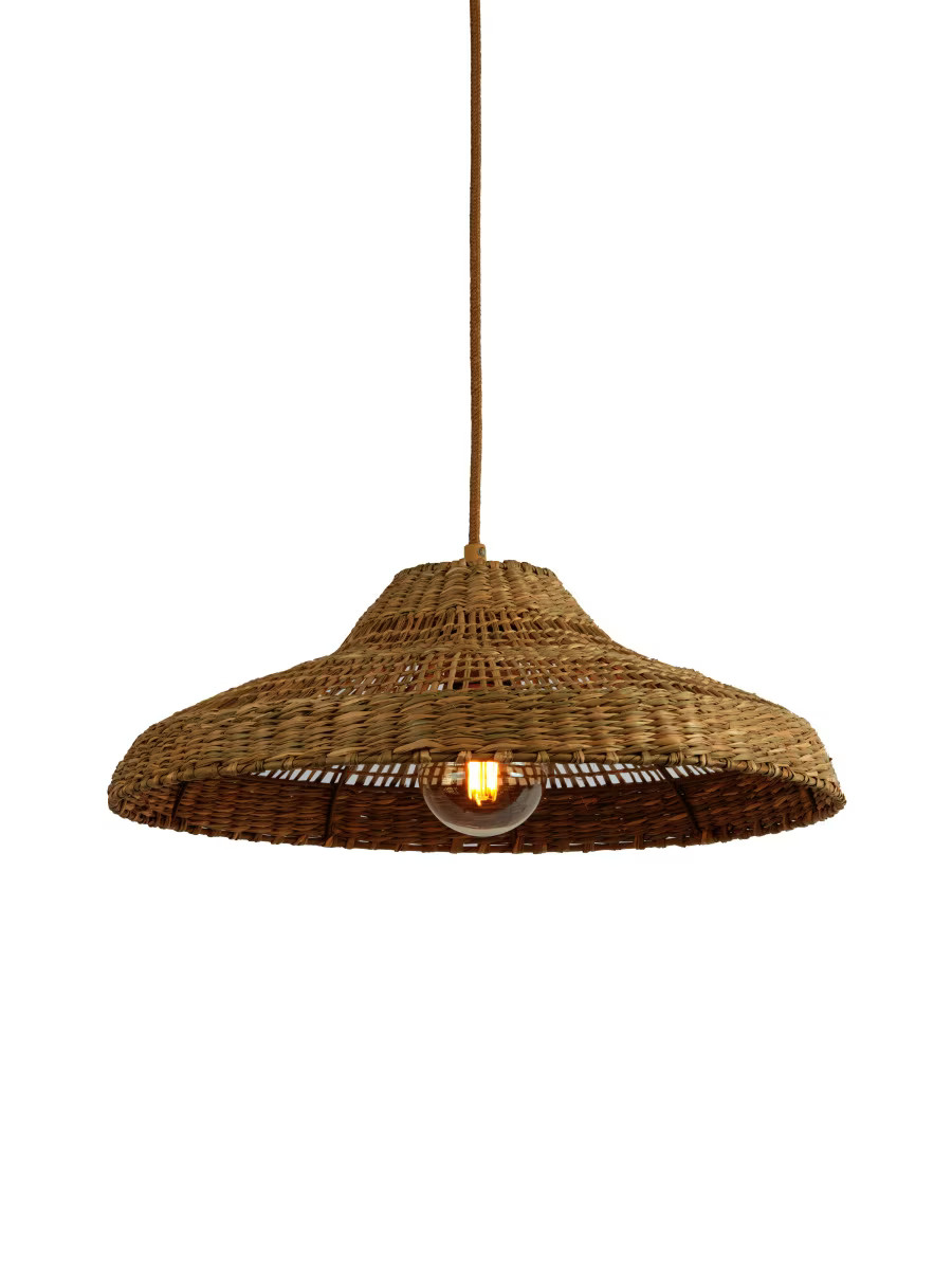 GOOD&MOJO Hanglamp Santorini Zeegras - Naturel - 60 cm