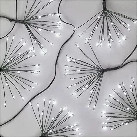 EMOS LED-Lichterkette - leuchtende Büschel, nano, 5,2 m, innen, kaltweiß, Timer