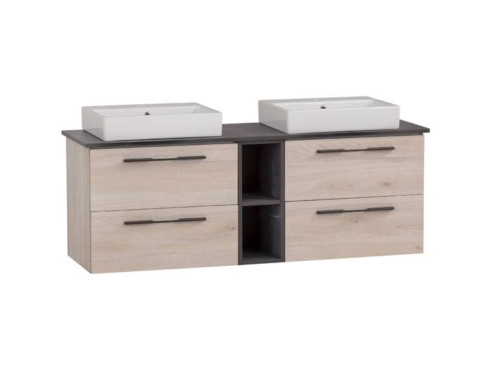 Waschtisch mit Lavabo Maxin sand Holzwerkstoff B 148.2 T 45 cm H 66.4 cm - Waschtisch mit Lavabo