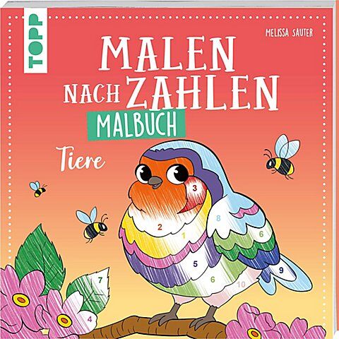 Buch "Malen nach Zahlen Malbuch Tiere"
