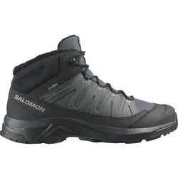 Salomon Herren Trekking-Halbschuhe He/Uni SHOES X-ADVENTURE COLDRUSH WP Asphal/Bla, Größe 42 in Schwarz Schwarz