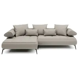 Ecksofa Seledo Stoff Beige Sand