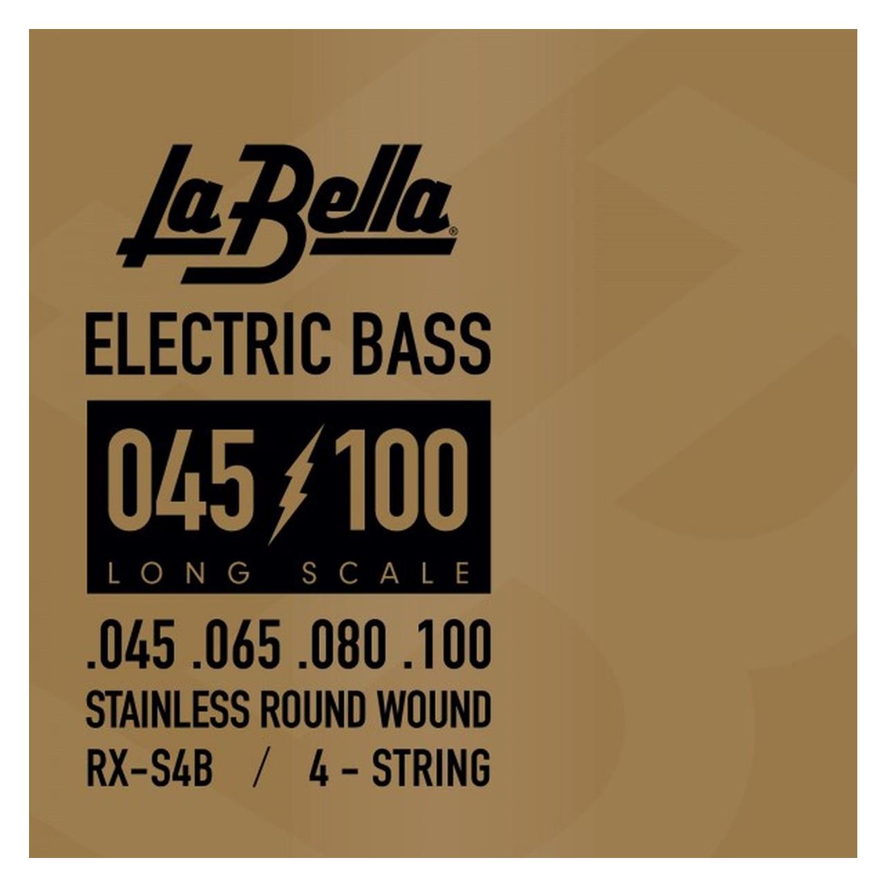 La Bella Bass RX-S4B St. Steel 045/100 (4x, E-Bass, 0.10") (46535315)