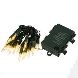 MARELIDA LED Lichterkette Pisello Weihnachtslichterkette 20 bernstein LED 1,9m für Außen