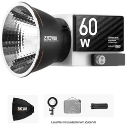 Zhiyun MOLUS G60 COMBO LED Leuchte mit Zubehör