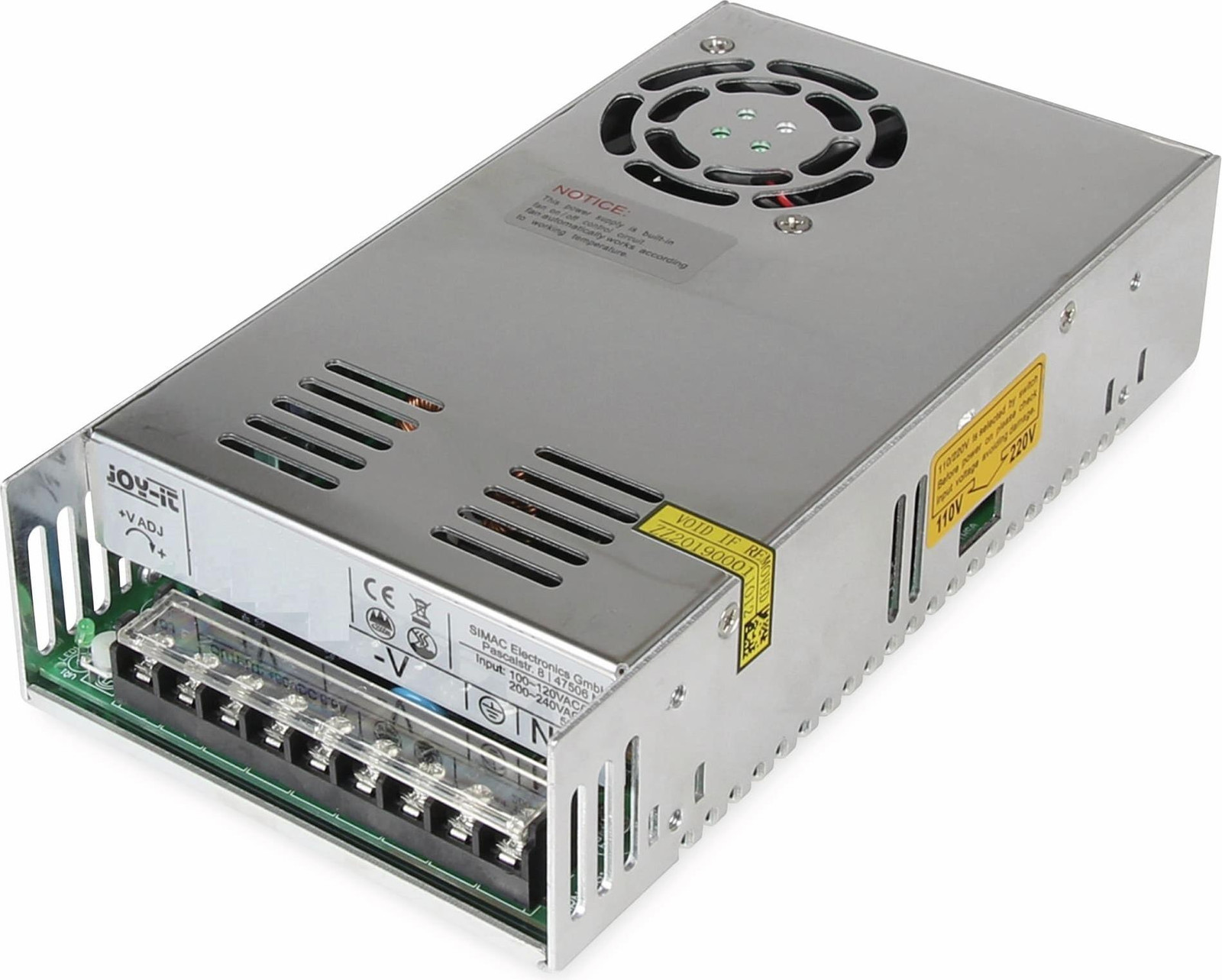 Joy-it Industriële Voeding voor Computers, 800W, 12A, 65V (JT-RD6012-NT)