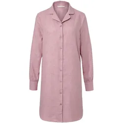 Tchibo - Flanell-Nachthemd - Damen - Gr. S - rosé