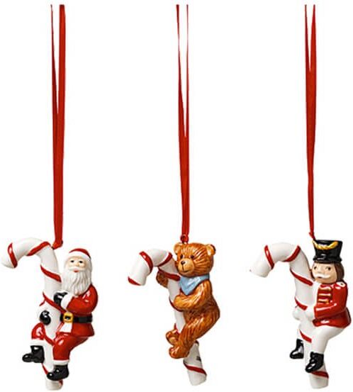 Villeroy & Boch Nostalgic Set of 3 Candy Cane Ornaments
