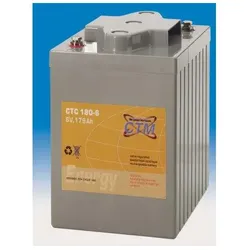 CTM Blei-Gel Batterie CTC 180-6 Gewinde wartungsfrei, Spannung 6 V, Kapazität C5 179 Ah