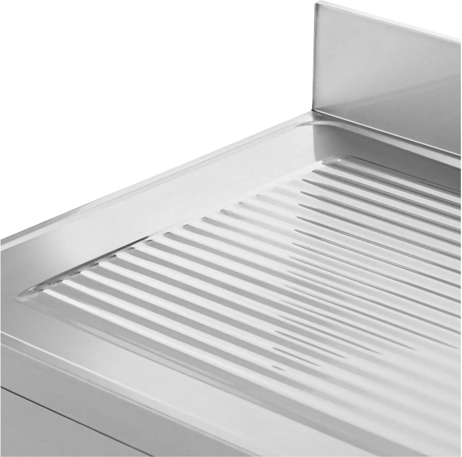 Spültisch - 1 Becken - Edelstahl - 100 x 60 cm - Royal Catering RCGS-1B100D6
