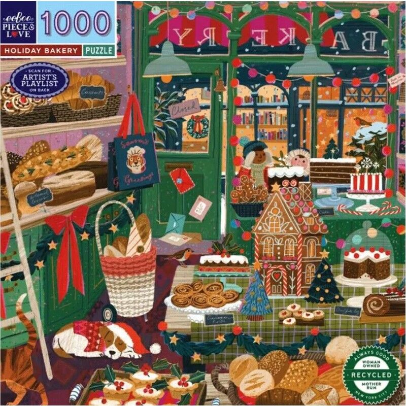 Puzzle 1000 pcs Holiday Bakery - Eeboo