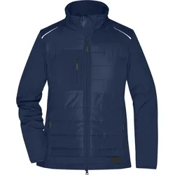 James & Nicholson Damen Hybrid Jacke Softshell-Jacke JN1819 navy/navy M