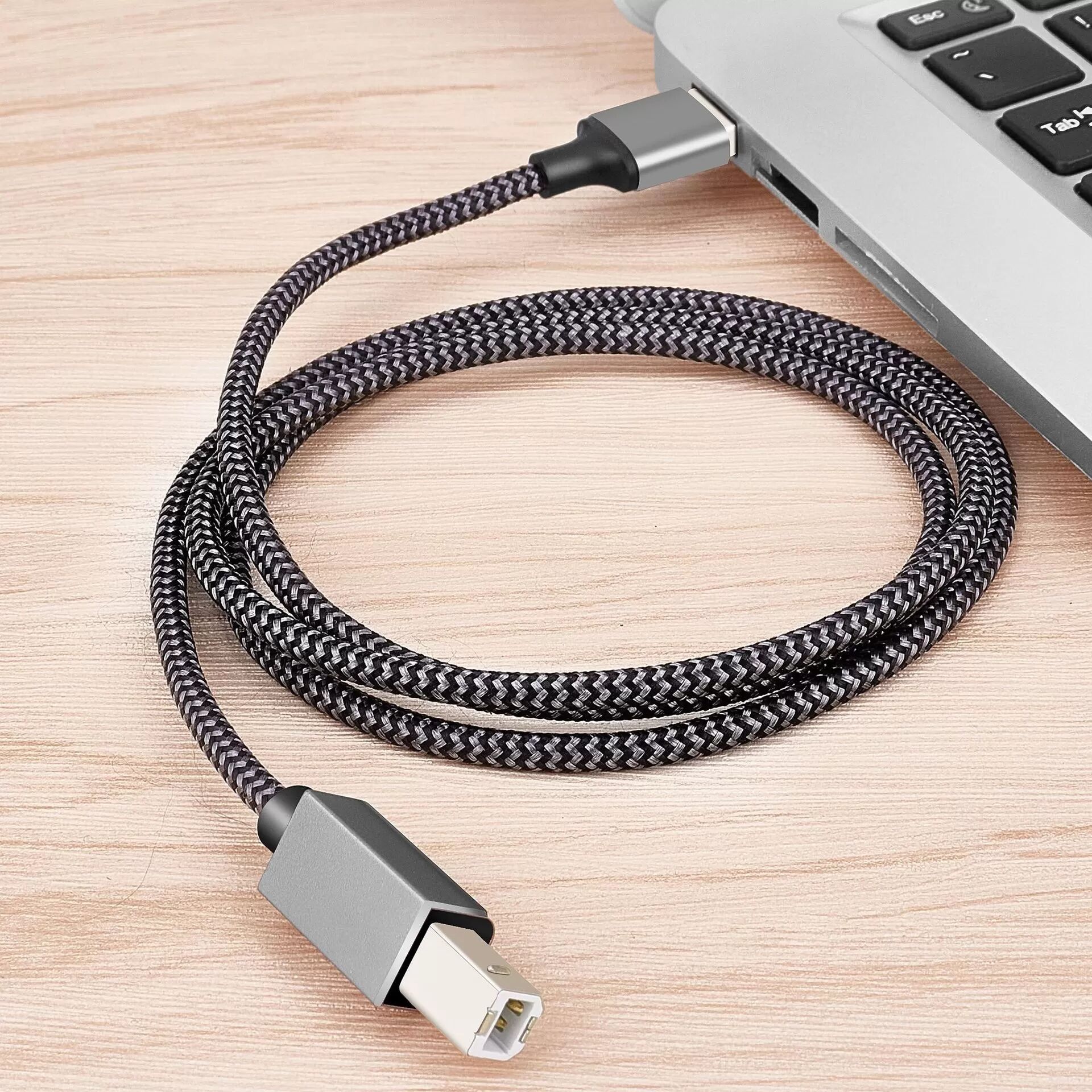 INF USB 2.0 A auf B Druckerkabel – Zuverlässige Verbindung für Ihren Drucker 2 m