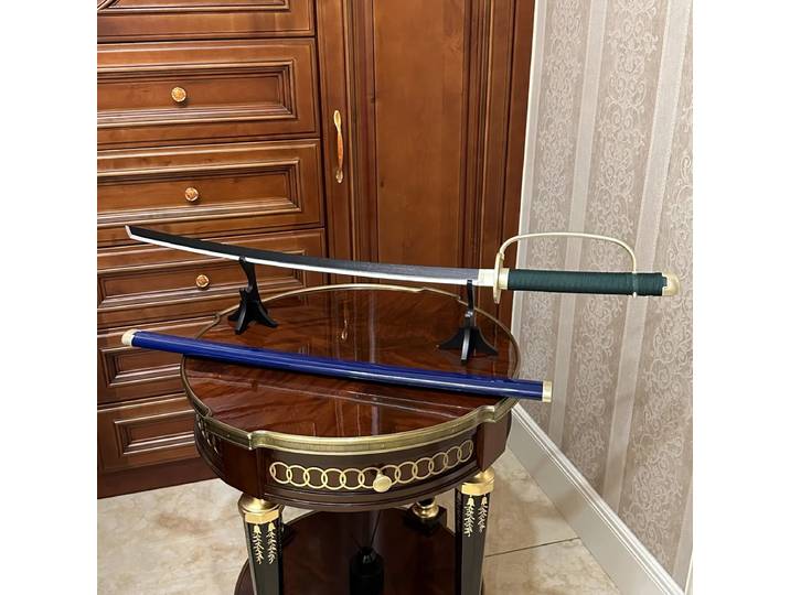 Épée Katana en bois de 39.3 pouces, sabre Katana japonais Original, sabre de samouraï Zoro Ninja, couteau, accessoires de Cosplay, jouet accessoire