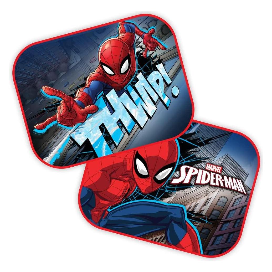 Disney CAR SUNSHADES 2PCS 44x35CM SPIDERMAN (9323)