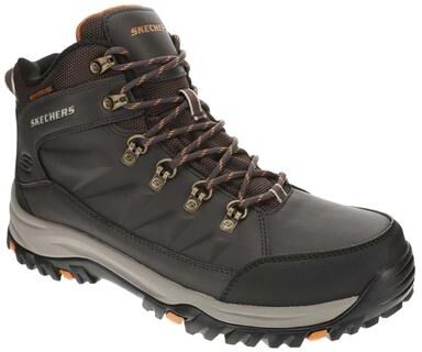 Skechers USA Relaxed Fit: Relment-Daggett (Men's) Outdoor in Chocolate, Size 12 M, Synthetic