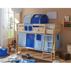 TiCAA Etagenbett Erni Country-V Kiefer Natur