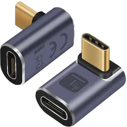 Techly IADAP USB4C-40G Kabeladapter USB-C 4.0 Grau