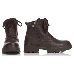 VITAFORM Damen-Stiefelette Hirschleder 2 Reißverschlüsse Sohle Antonia