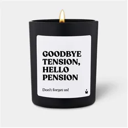 Chatty Candles, Duftkerzen, Duftkerze Flowery Goodbye tension, hello pension!