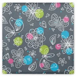 Sovie HOME Serviette Petra in Grau aus Linclass® Airlaid, 40 x 40 cm, 12 Stück