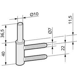 Rahmenteil STUDIO für Holzzargen V 3614