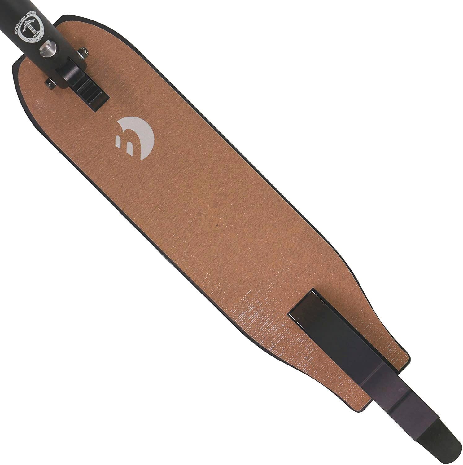 Cityroller BEST SPORTING "Vintage-City-Scooter schwarz matt", schwarz (schwarz matt, braun), Roller, Cityroller