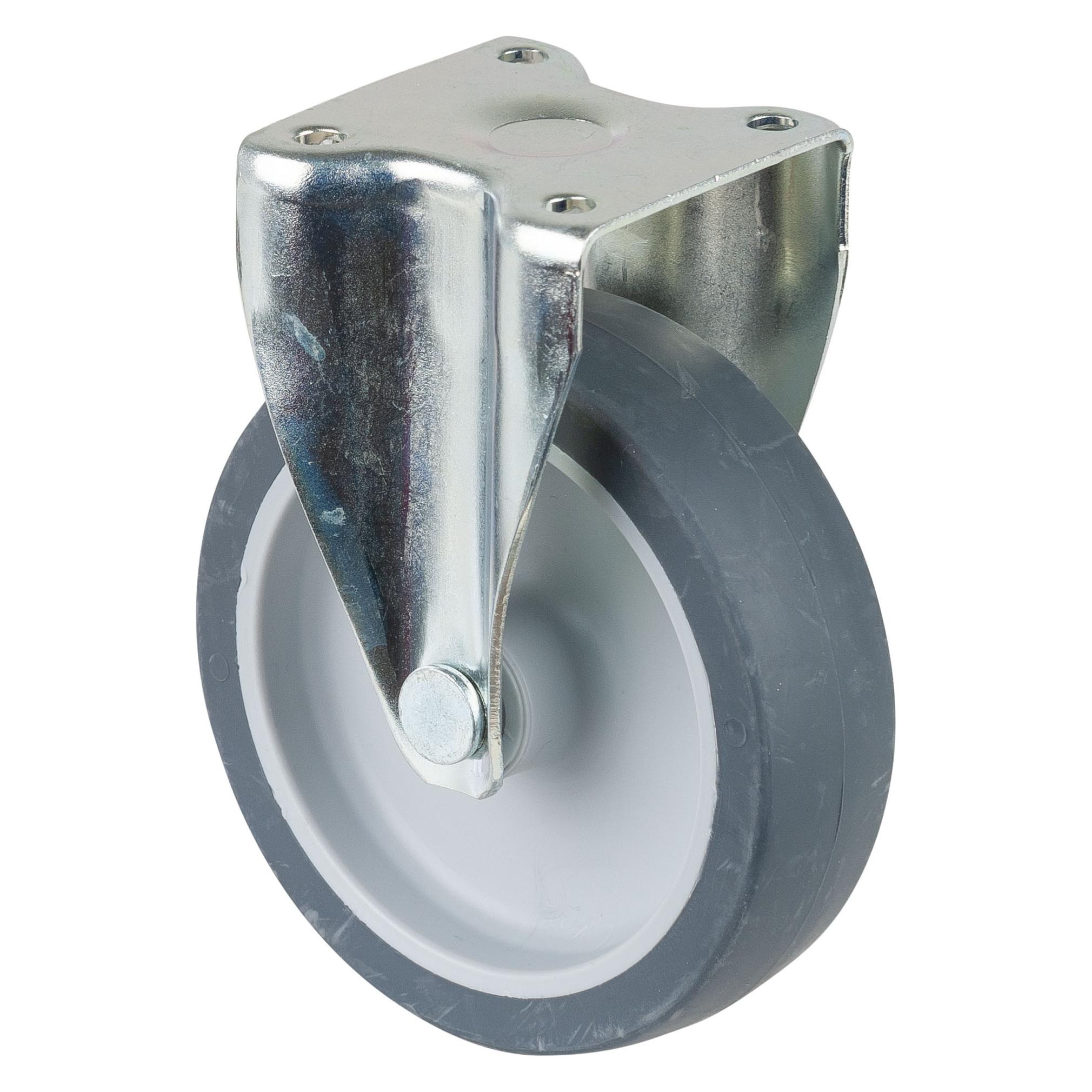 Magni Bockrolle, Gummirad grau Gleitlager 80 mm (228235)