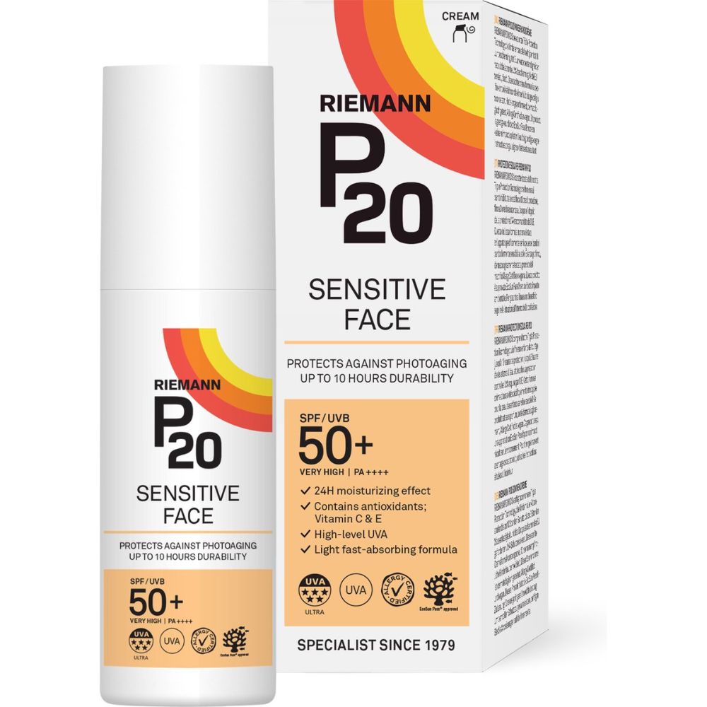 Riemann P20 Solar Sensitive Facial SPF50+ Cream for Sensitive Skin 50g SPF50+