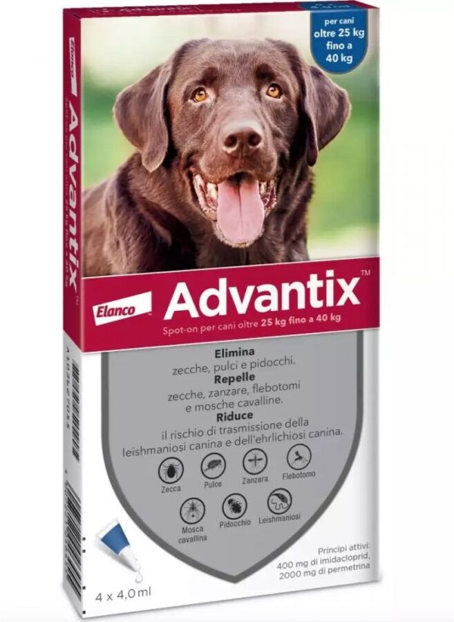 Bayer Advantix Spot-On 4 pipette 4 ml (25-40 kg )
