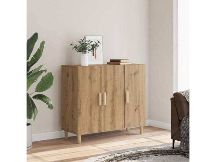 HEFZGDB Klassisches Sideboard mit Tür und Schubladen für die Wohnungseinrichtung, Stilvolles Sideboard mit großer Ablagefläche und Dekorationsmöglichkeit, Modernes zur Aufbewahrung