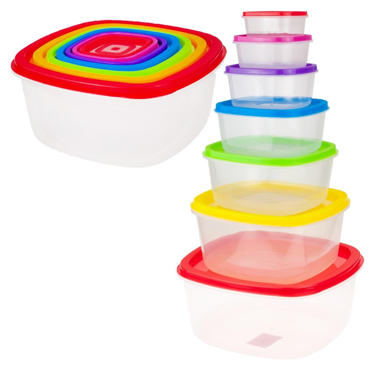 Martom 7-delige set keuken-lunchboxen voor voedselverpakkingen